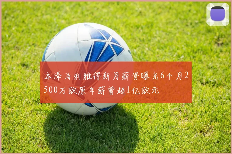 本泽马利雅得新月薪资曝光6个月2500万欧原年薪曾超1亿欧元